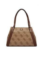 Guess Torebka Karnilla HWOS99 01220 Brązowy. Brązowe torebki klasyczne Guess, z aplikacjami, ze skóry, bez dodatków. Za 719.99 zł.