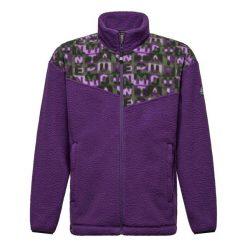 Bluza polarowa Salewa EAGLE ANNIVERSARY outdoor. Fioletowe bluzy Salewa, xl, z aplikacjami, z polaru, bez kaptura. Za 637.00 zł.