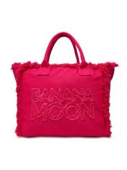 Banana Moon Torebka Carmani Carlina KBJ53 Różowy. Czerwone torebki klasyczne Banana Moon, bez wzorów, z materiału, bez dodatków. Za 419.99 zł.