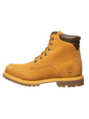 Timberland Skórzane botki "Waterville 6-Inch Basic" w kolorze jasnobrązowym rozmiar: 36. Brązowe botki Timberland, bez wzorów, z materiału, bez obcasa, bez zapięcia. Za 462.29 zł.