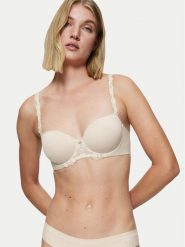 Triumph Biustonosz z fiszbiną Wild Azalea 10219858 Beżowy. Brązowe biustonosze Triumph, bez wzorów, z syntetyku. Za 189.99 zł.