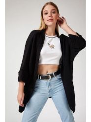Happiness Istanbul Kardigan w kolorze czarnym rozmiar: onesize. Czarne kardigany Happiness Istanbul, bez wzorów. Za 56.99 zł.
