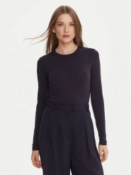 Weekend Max Mara Bluzka Multie 2525946012 Granatowy Slim Fit. Niebieskie bluzki Weekend Max Mara, l, bez wzorów, z wiskozy, bez kołnierzyka, bez ramiączek. Za 339.99 zł.