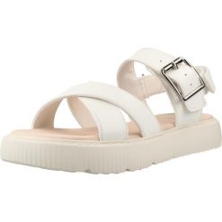 Sandały GEOX J SANDAL KODETTE Biały. Białe sandały Geox, bez wzorów, z syntetyku, sportowe, bez obcasa, bez zapięcia. Za 242.99 zł.