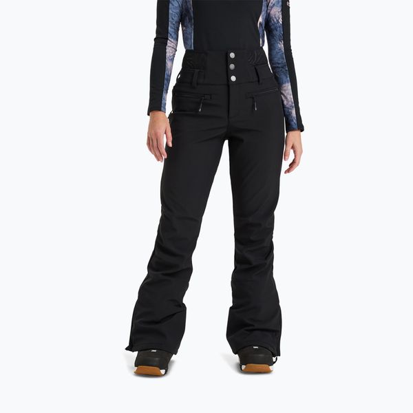 Spodnie snowboardowe damskie ROXY Rising High. Czarne spodnie narciarskie Roxy, bez wzorów, snowboardowy. W wyprzedaży za 832.15 zł.