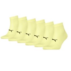 Skarpety Puma Sport Quarter Light, 6 pary żółty. Żółte skarpety Puma, bez wzorów, z elastanu. Za 162.99 zł.