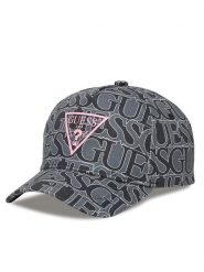 Guess Czapka z daszkiem H5YZ03 WO08O Szary. Szare czapki Guess, z aplikacjami, z bawełny. Za 139.99 zł.