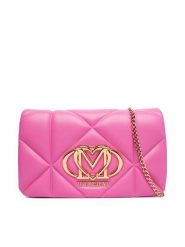 LOVE MOSCHINO Torebka JC4043PP1OLC0604 Różowy. Czerwone torebki klasyczne Love Moschino, bez wzorów, ze skóry, bez dodatków. Za 789.99 zł.
