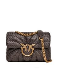 PINKO Torebka Love Puff Mini Cl PE 25 PLTT 100039 A2C8 Brązowy. Brązowe torebki klasyczne Pinko, bez wzorów, z tworzywa sztucznego, bez dodatków. Za 1,099.00 zł.