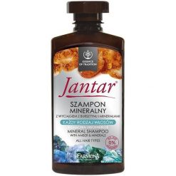 Farmona FARMONA_Jantar Moc Bursztynu Mineral Shampoo szampon mineralny z wyciągiem z bursztynu i minerałami 330ml. Szampony do włosów Farmona. Za 11.99 zł.