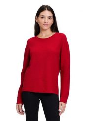 Betty Barclay Sweter w kolorze czerwonym rozmiar: 42. Czerwone swetry Betty Barclay, bez wzorów, bez ramiączek. Za 113.99 zł.