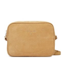 Torebka Patrizia Pepe. Brązowe listonoszki Patrizia Pepe, bez wzorów, bez dodatków. Za 729.99 zł.