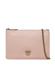 Pinko Torebka Flat Classic PE 23 PCPL 100455 A0F1 Różowy. Czerwone torebki klasyczne Pinko, bez wzorów, ze skóry, bez dodatków. Za 559.99 zł.