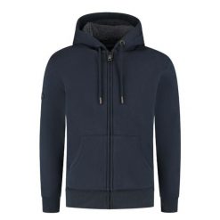 Bluza z kapturem Superdry. Niebieskie bluzy Superdry, l, bez wzorów, z materiału, z kapturem. Za 424.95 zł.