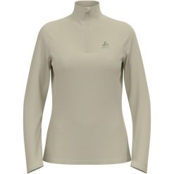 Bluza damska Odlo ESSENTIAL 1/2 ZIP Mid layer. Zielone bluzy Odlo, bez wzorów, bez kaptura. Za 279.98 zł.