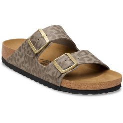 Klapki Birkenstock Arizona Syntetyczne Damskie. Żółte klapki Birkenstock, bez wzorów, z materiału, bez obcasa. Za 509.00 zł.
