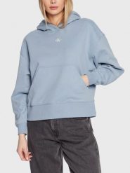 CALVIN KLEIN UNDERWEAR Bluza w kolorze błękitnym rozmiar: L. Niebieskie bluzy Calvin Klein Underwear, l, bez wzorów, z bawełny, z kapturem. Za 285.49 zł.
