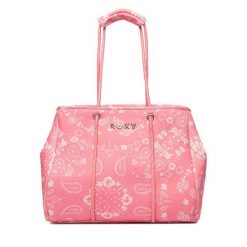 Torebka Roxy. Czerwone shopper Roxy, bez wzorów, bez dodatków. Za 169.99 zł.