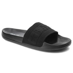 Czarne Klapki Big Star Wodoodporne Buty Damskie. Czarne klapki Big Star, z aplikacjami, dziergany, bez obcasa. Za 79.99 zł.