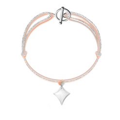 Bransoletka WENDY ROSE posrebrzana. Czerwone bransoletki Lilou, posrebrzane. Za 227.00 zł.