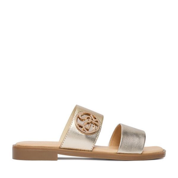 Klapki Lasocki. Żółte klapki Lasocki, bez wzorów, bez obcasa. Za 129.99 zł.