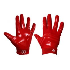 Rękawice do futbolu amerykańskiego Pro Receiver, RE, DB, RB, FRG-03. Czerwone rękawiczki BARNETT, bez wzorów, sportowe. Za 139.00 zł.