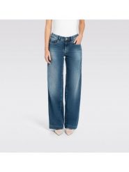 MAC Dżinsy - Rich Palazzo Kobiety niebieski jednolity, 42-34. Niebieskie jeansy MAC, bez wzorów. Za 599.95 zł.