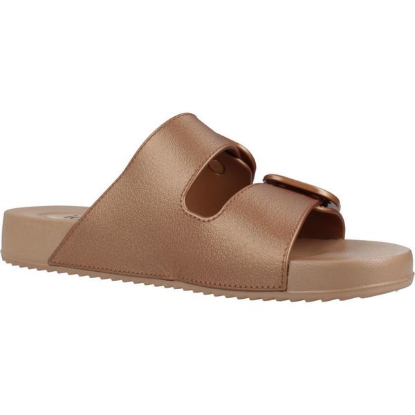 Sandały IGOR HABANA METAL Brąz. Brązowe sandały Igor, bez wzorów, z syntetyku, bez obcasa, bez zapięcia. Za 196.99 zł.