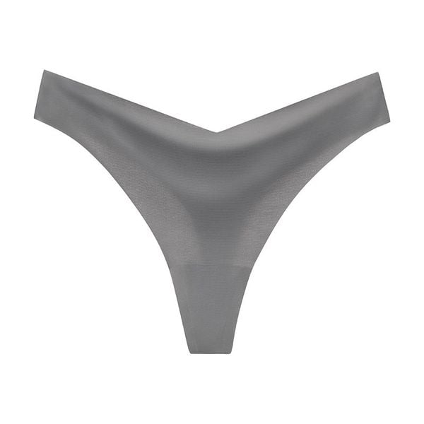 Stringi bezszwowe z obniżonym stanem do codziennego noszenia Tiffie. Stringi Intica, bez wzorów, z materiału. Za 69.00 zł.