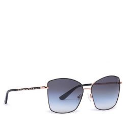 Okulary przeciwsłoneczne Guess. Czarne okulary przeciwsłoneczne Guess, z aplikacjami. Za 299.99 zł.