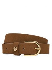 BOSS Pasek Scarlet-Bb-Sd-G_Sz25 50522643 Brązowy. Brązowe paski Boss, bez wzorów, ze skóry. Za 379.99 zł.