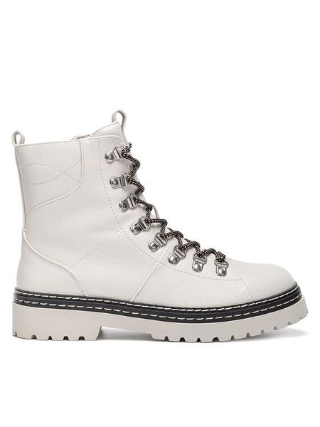 Jenny Fairy Trzewiki HY69790-1 Beżowy. Brązowe botki Jenny Fairy, bez wzorów, z materiału, bez obcasa, na płaskiej podeszwie, bez zapięcia. Za 129.99 zł.