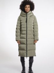 Rino & Pelle Pikowany płaszcz damski - Keila Kobiety zielony jednolity, 36. Zielone płaszcze Rino & Pelle, bez wzorów, z syntetyku, bez kaptura. Za 599.95 zł.