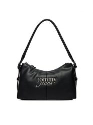 Tommy Jeans Torebka Tjw Bold Shoulder Bag AW0AW18468 Czarny. Czarne torebki klasyczne Tommy Jeans, bez wzorów, z jeansu, bez dodatków. Za 409.99 zł.