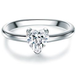 Trilani Pierścionek z Srebro wysokiej próby w Srebrny Pierścionki 1 ct Damski. Szare pierścionki Trilani, z cyrkonią, srebrne. Za 268.99 zł.