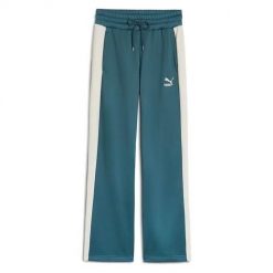 Spodnie sportowe damskie Puma Iconic T7. Niebieskie spodnie dresowe Puma, l, bez wzorów, z dresówki. Za 298.00 zł.