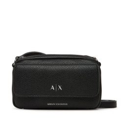 Torebka Armani Exchange. Czarne torebki klasyczne Armani Exchange, bez wzorów, bez dodatków. Za 479.99 zł.