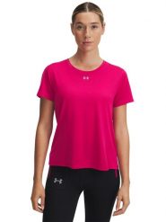 Under Armour Koszulka sportowa w kolorze różowym rozmiar: S. Różowe koszulki sportowe Under Armour, bez wzorów, z materiału, bez ramiączek, outdoorowe. Za 80.95 zł.