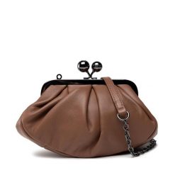 Torebka Weekend Max Mara. Brązowe listonoszki Weekend Max Mara, bez wzorów, bez dodatków. Za 1,049.00 zł.