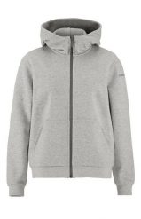 Craft Community 2.0 FZ Hoodie W – Damska bluza z kapturem na zamek,. Szare bluzy Craft, m, bez wzorów, z bawełny, z kapturem. Za 300.70 zł.