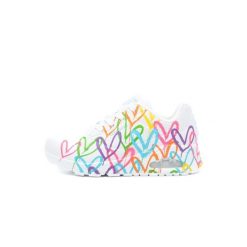 Buty do chodzenia damskie Skechers Uno Highlight Love. Obuwie sportowe Skechers, z materiału, bez zapięcia, trekkingowe. Za 494.00 zł.
