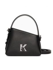Karl Lagerfeld Jeans Torebka A3W30289 Czarny. Czarne torebki klasyczne Karl Lagerfeld Jeans, bez wzorów, z jeansu, bez dodatków. Za 649.99 zł.