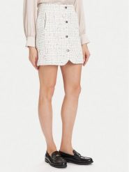 Morgan Spódnica mini 252-JGABY Beżowy Slim Fit. Brązowe spódnice Morgan, bez wzorów, z syntetyku, mini. Za 299.99 zł.