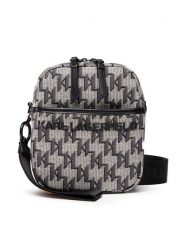 KARL LAGERFELD Torebka 221W3030 Szary. Szare listonoszki KARL LAGERFELD, bez wzorów, z materiału, bez dodatków. Za 489.99 zł.