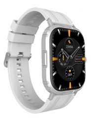 SmartCase Smartwatch w kolorze biało-srebrnym rozmiar: onesize. Białe, cyfrowe zegarki SmartCase, srebrne. Za 224.45 zł.