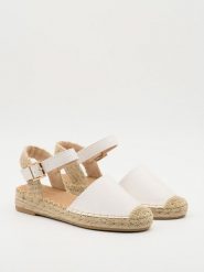 Belucci Espadryle w kolorze białym rozmiar: 41. Białe espadryle Belucci, bez wzorów, bez obcasa, bez zapięcia. Za 73.76 zł.