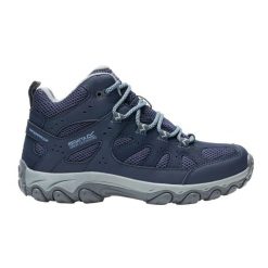 Damskie Buty Do Chodzenia Edgepoint IV Mid Cut. Niebieskie trekkingi Regatta, z materiału, trekkingowe. Za 301.99 zł.