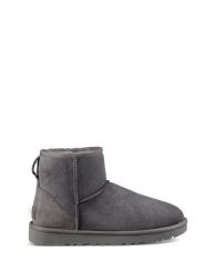 UGG Botki "Classic Mini II" w kolorze szarym z wełny jagnięcej rozmiar: 42. Szare botki UGG, bez wzorów, z wełny, z okrągłym noskiem, bez obcasa, bez zapięcia. Za 660.43 zł.