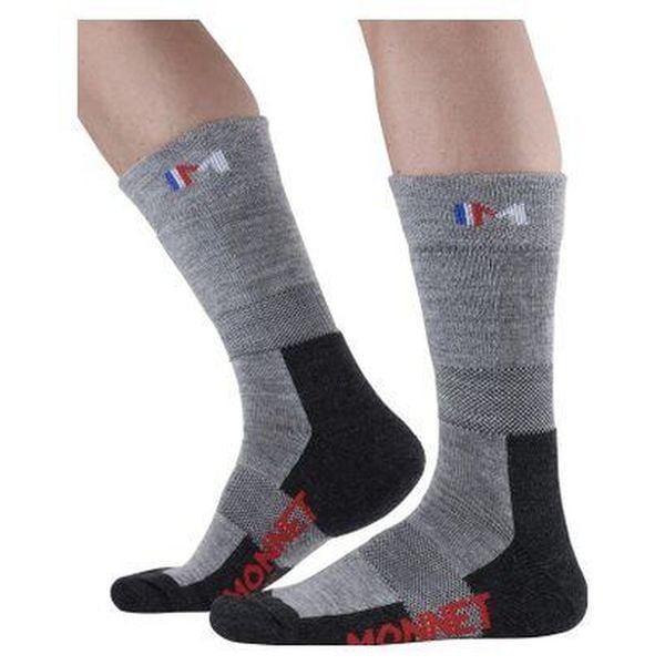 Skarpetki Monnet Jarrette Comfort. Szare skarpety MONNET, bez wzorów. Za 163.50 zł.