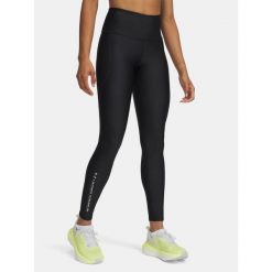 Legginsy Damskie Sportowe Under Armour Tech Branded Legging. Czarne legginsy Under Armour, bez wzorów. Za 152.98 zł.